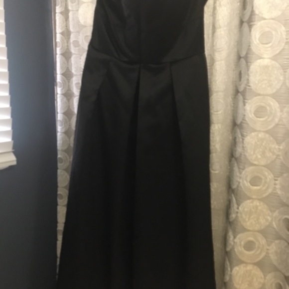 Beautiful Black strapless mid length dress. - Picture 3 of 6